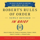 Robert's Rules of Order Newly Revised in Brief by Henry M. Robert