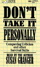 Don't Take It Personally by Susan Granger