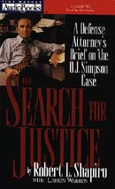 The Search for Justice by Robert L. Shapiro