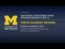 Introduction to Finite Element Methods by Krishna Garikipati