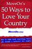 MoveOn's 50 Ways to Love Your Country