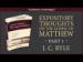 Expository Thoughts on the Gospel of Matthew